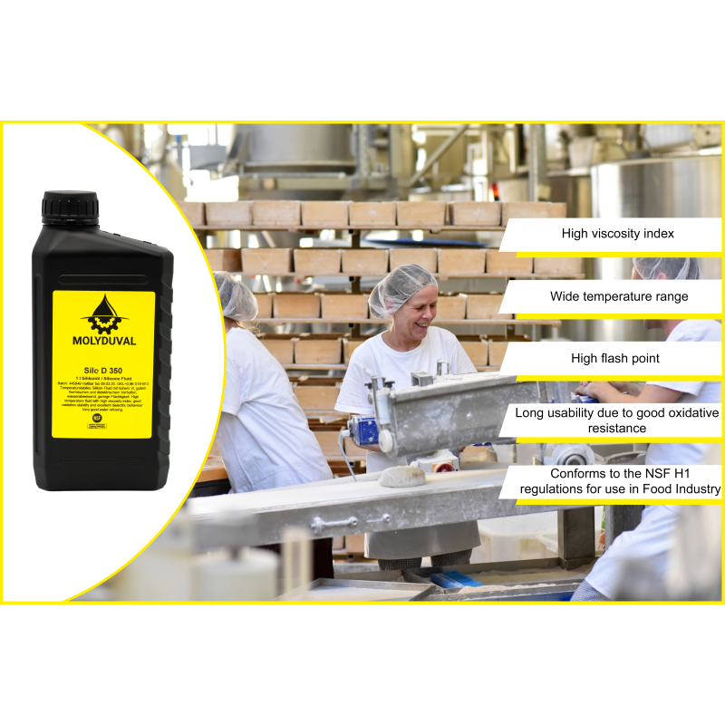 Silo D 350 - Silikona eļļa gumijām, plastmasām un metālam